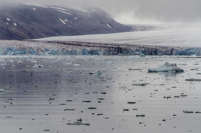 74 - Noruega - islas Svalbard - isla de Spitsbergen - fiordo Kongsfjorden